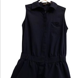 Navy blue forever 21 romper